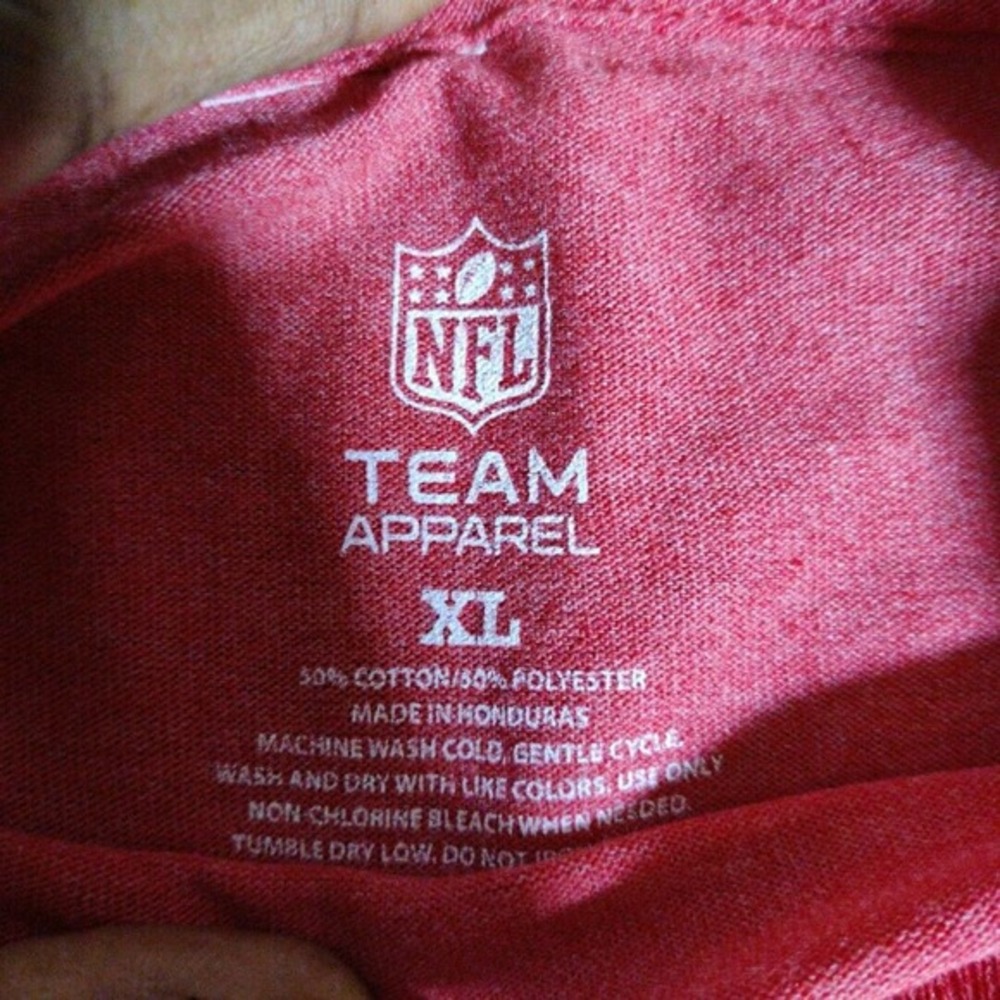 Arizona Cardinals Shirt Mens XL Red Short Sleeve Casual Cotton NFL Sportswear - Picture 2 of 7